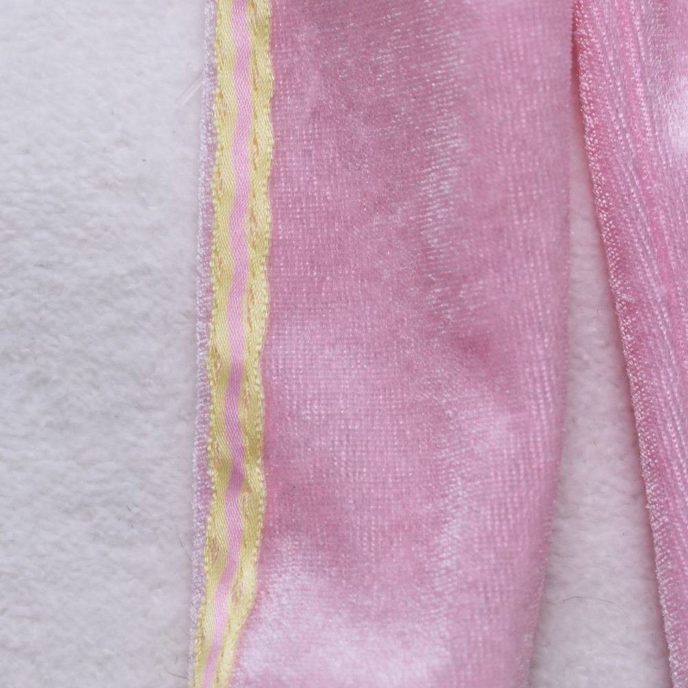 Vintage Genuine Barbie Doll Clothes Straight Leg Loose Pants Pink and Yellow - Picture 4 of 7